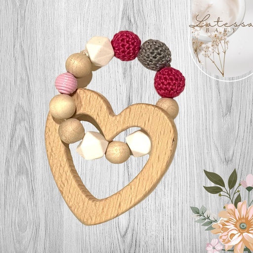 [lts-ba-gr-w-r] LATESSA® Greifring für Mädchen, Handmade in Germany